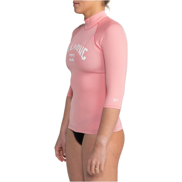 Billabong Frauen Tropic Surf Kurzarm-Lycra-Weste EBJWR03019 - Flamingo